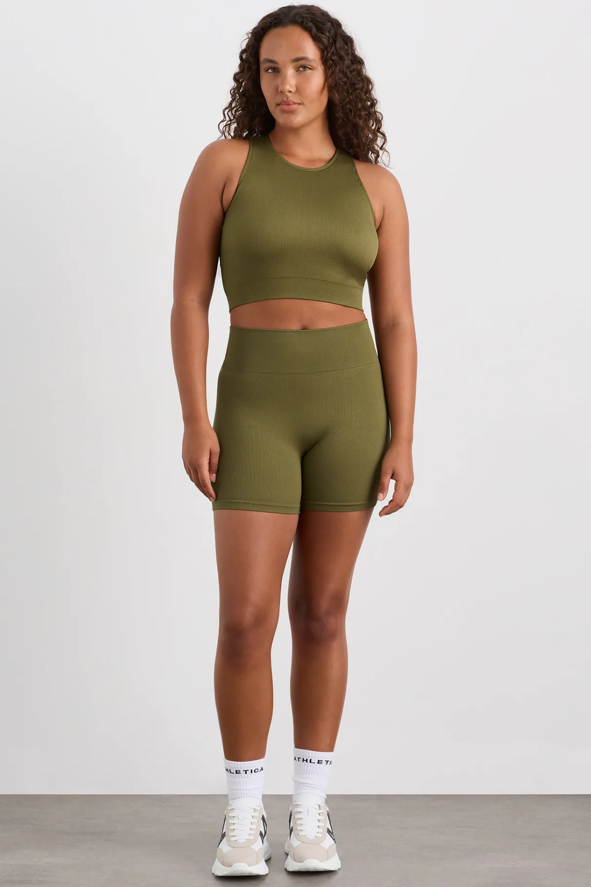 seamless_crop_tank__6.webp Online Aje ATHLETICA Seamless Crop Tank 148 Deep Khaki