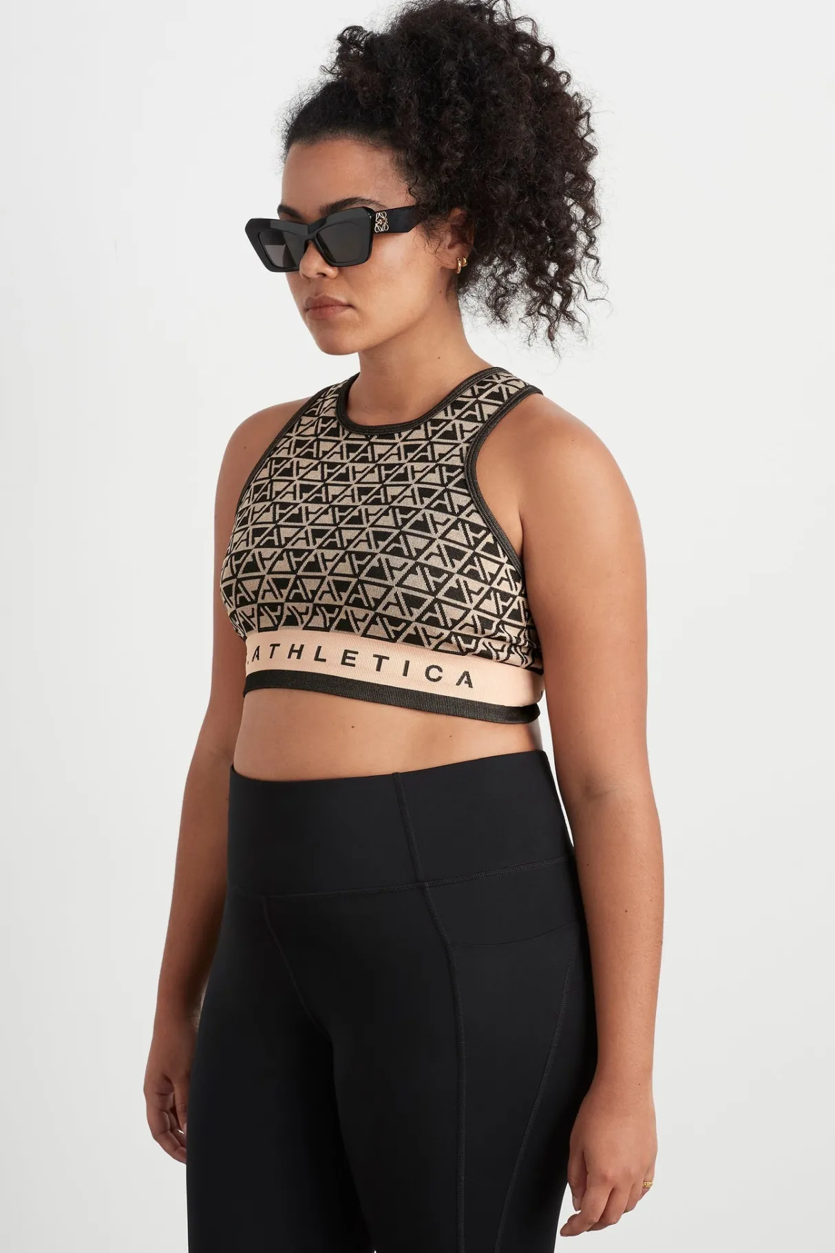 seamless_crop_top__10-1.webp Clearance Aje ATHLETICA Seamless Crop Top 331 Geo Print/Beige