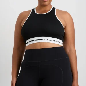 Sale Aje ATHLETICA Seamless Crop Top 331 Black