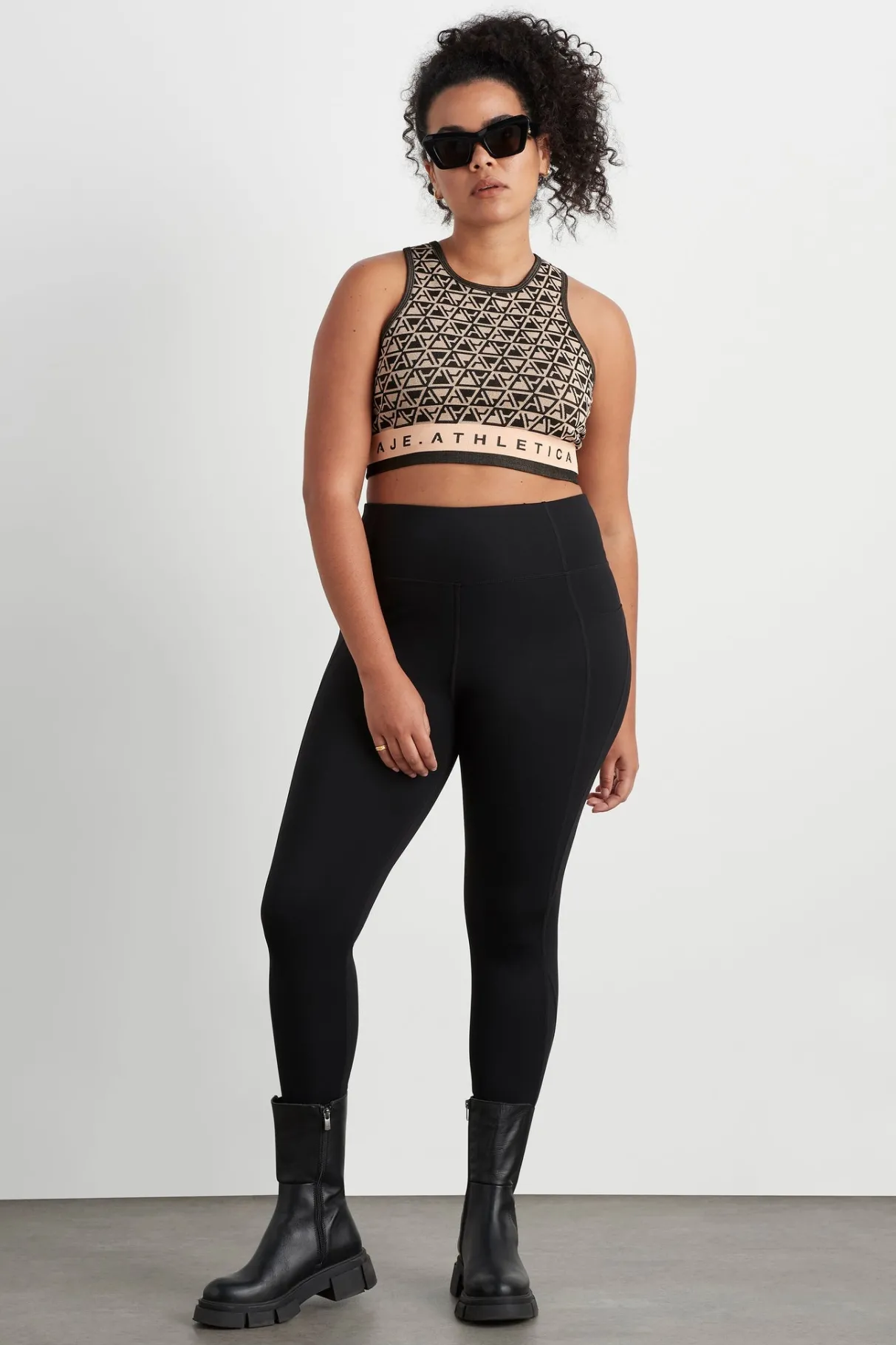seamless_crop_top__11-1.webp Clearance Aje ATHLETICA Seamless Crop Top 331 Geo Print/Beige