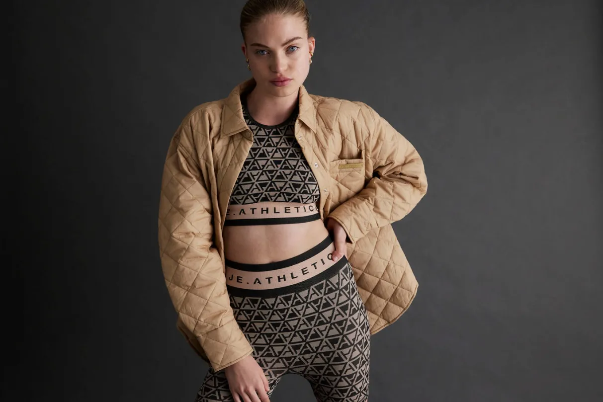 seamless_crop_top__15.webp Clearance Aje ATHLETICA Seamless Crop Top 331 Geo Print/Beige