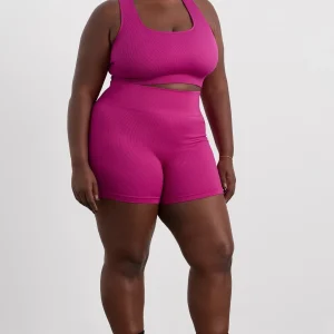 Flash Sale Aje ATHLETICA Seamless Mid Length Short 624 Power Pink