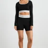 Flash Sale Aje ATHLETICA Seamless Short 601 Black