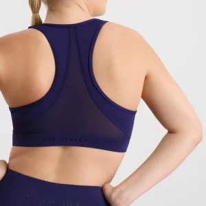Online Aje ATHLETICA Sheer Racer Back Bra 329 Navy