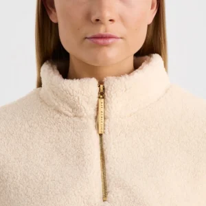 Fashion Aje ATHLETICA Sherpa Cropped Jumper 435 Ivory