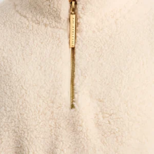 Fashion Aje ATHLETICA Sherpa Cropped Jumper 435 Ivory