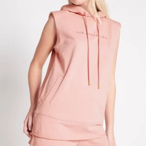 Store Aje ATHLETICA Short Sleeve Established Hoodie 804 Rose Quartz