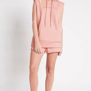 Store Aje ATHLETICA Short Sleeve Established Hoodie 804 Rose Quartz