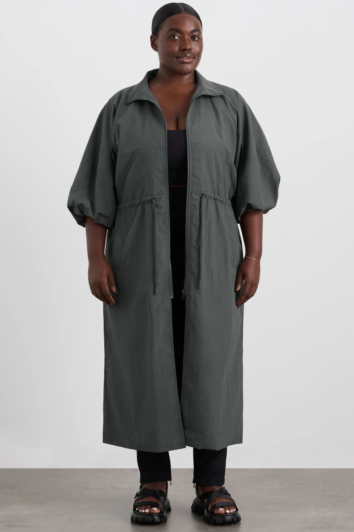 short_sleeve_zipped_jacket__12.webp Hot Aje ATHLETICA Short Sleeve Zipped Jacket 781 Slate Surge