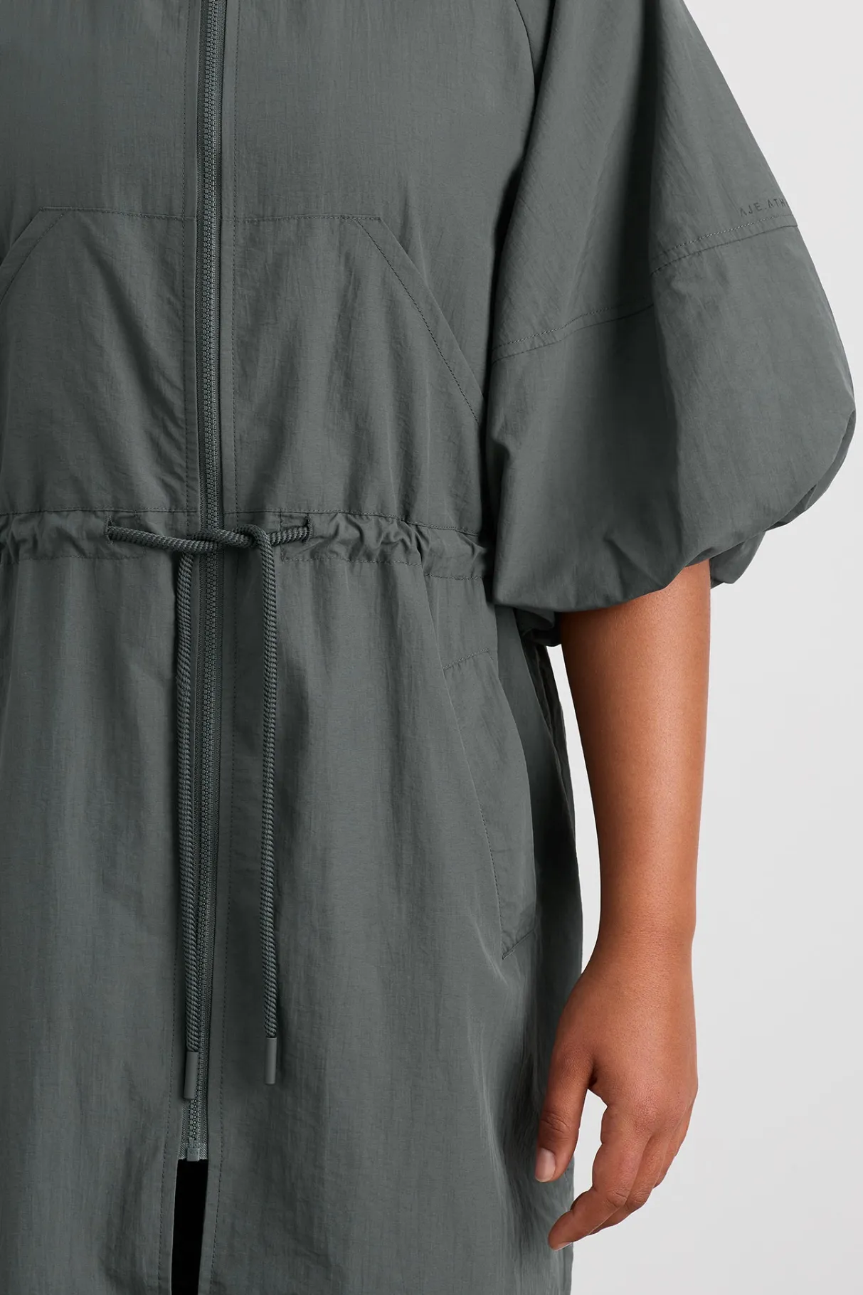 short_sleeve_zipped_jacket__9.webp Hot Aje ATHLETICA Short Sleeve Zipped Jacket 781 Slate Surge