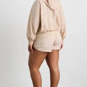 Clearance Aje ATHLETICA Side Ruched Short 602 Latte Beige