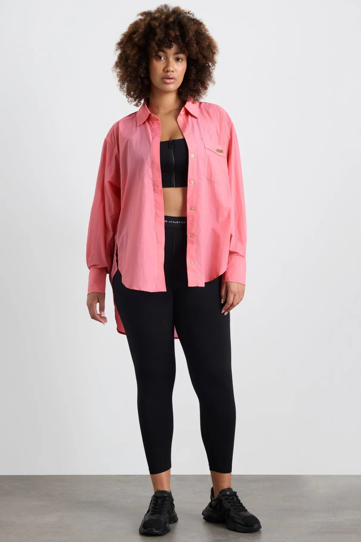 side_split_windbreaker_shirt__10.webp Sale Aje ATHLETICA Side Split Windbreaker Shirt 406 Deep Blush