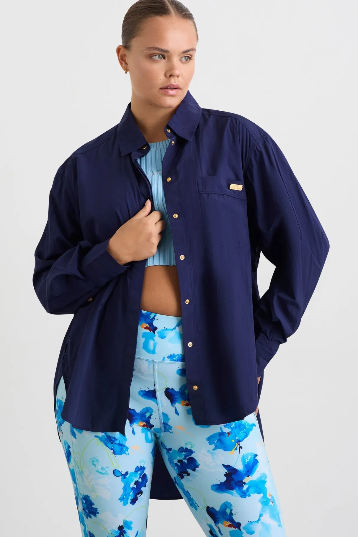 side_split_windbreaker_shirt__11-3.webp Store Aje ATHLETICA Side Split Windbreaker Shirt 406 Navy