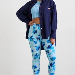Store Aje ATHLETICA Side Split Windbreaker Shirt 406 Navy