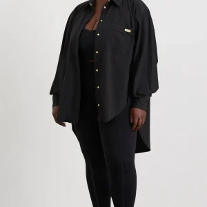 Online Aje ATHLETICA Side Split Windbreaker Shirt 406 Black