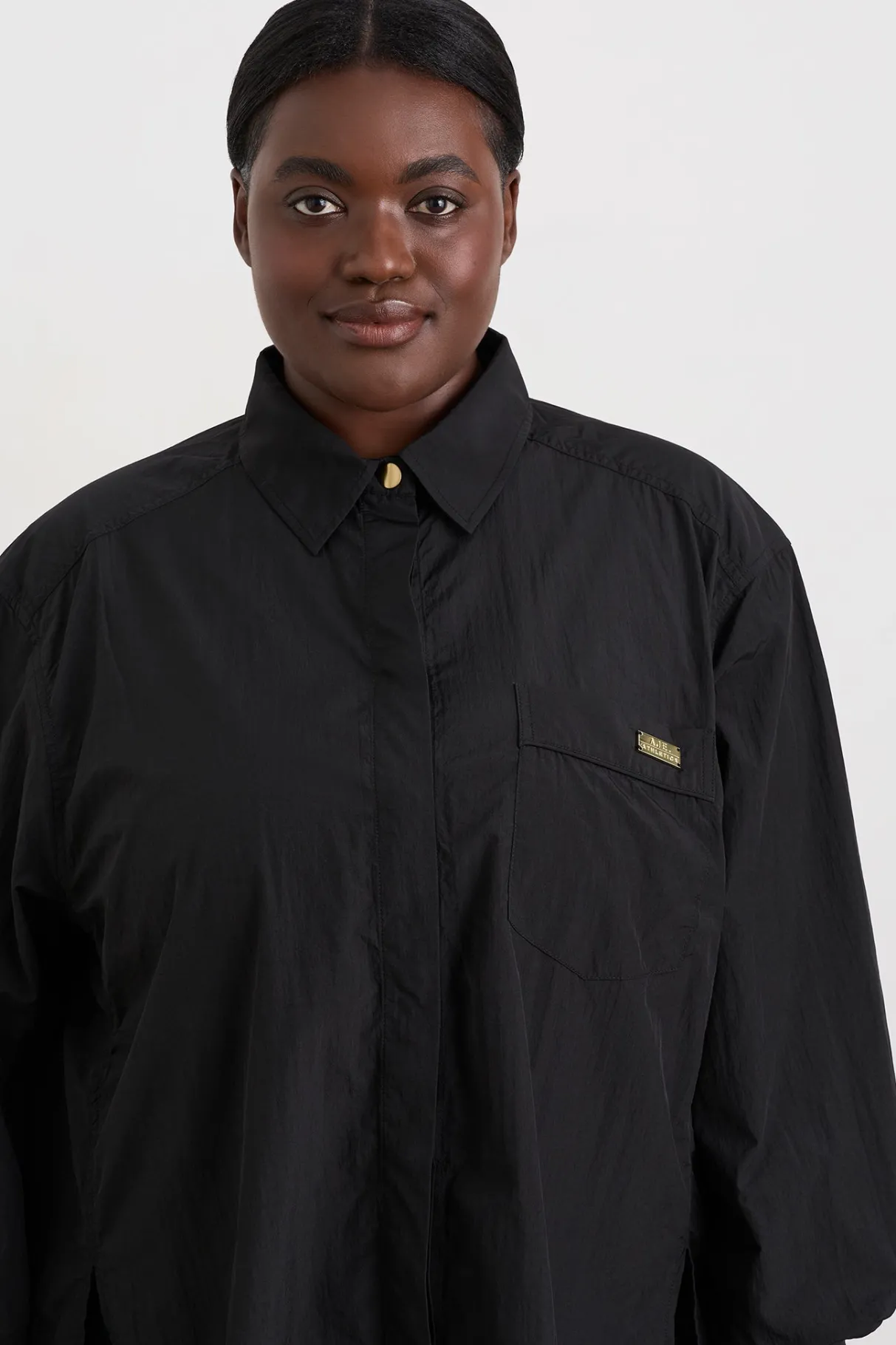 side_split_windbreaker_shirt__13-4.webp Online Aje ATHLETICA Side Split Windbreaker Shirt 406 Black