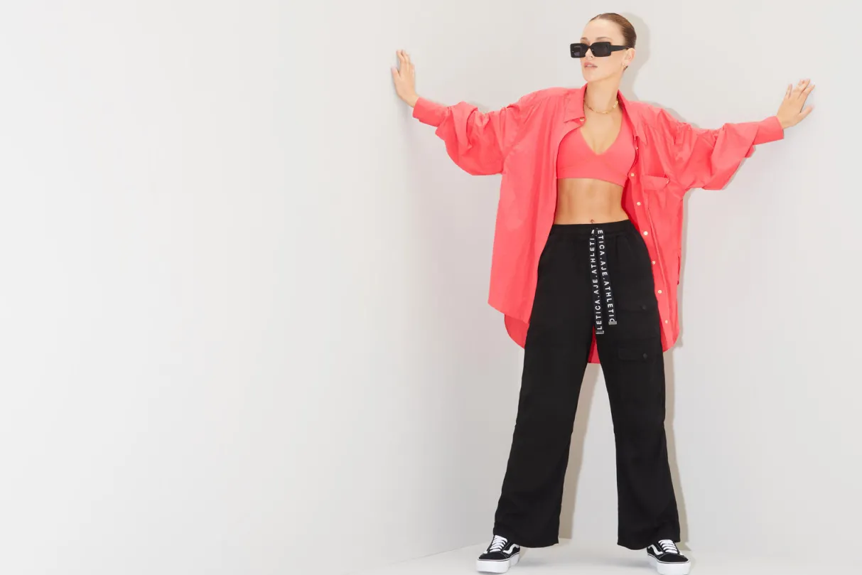 side_split_windbreaker_shirt__15.webp Online Aje ATHLETICA Side Split Windbreaker Shirt 406 Watermelon Pink
