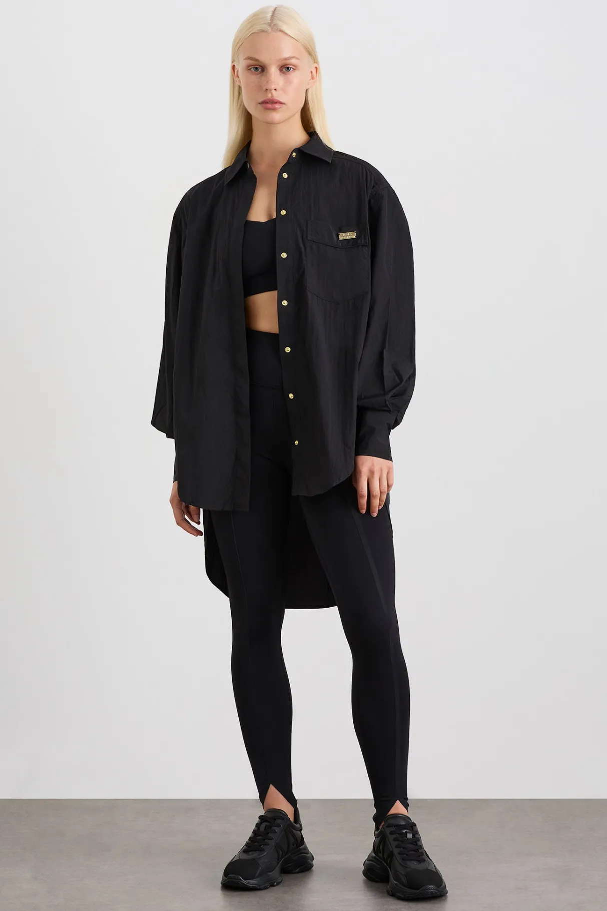 side_split_windbreaker_shirt__3-4.webp Online Aje ATHLETICA Side Split Windbreaker Shirt 406 Black