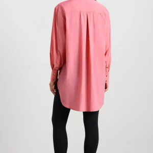 Sale Aje ATHLETICA Side Split Windbreaker Shirt 406 Deep Blush