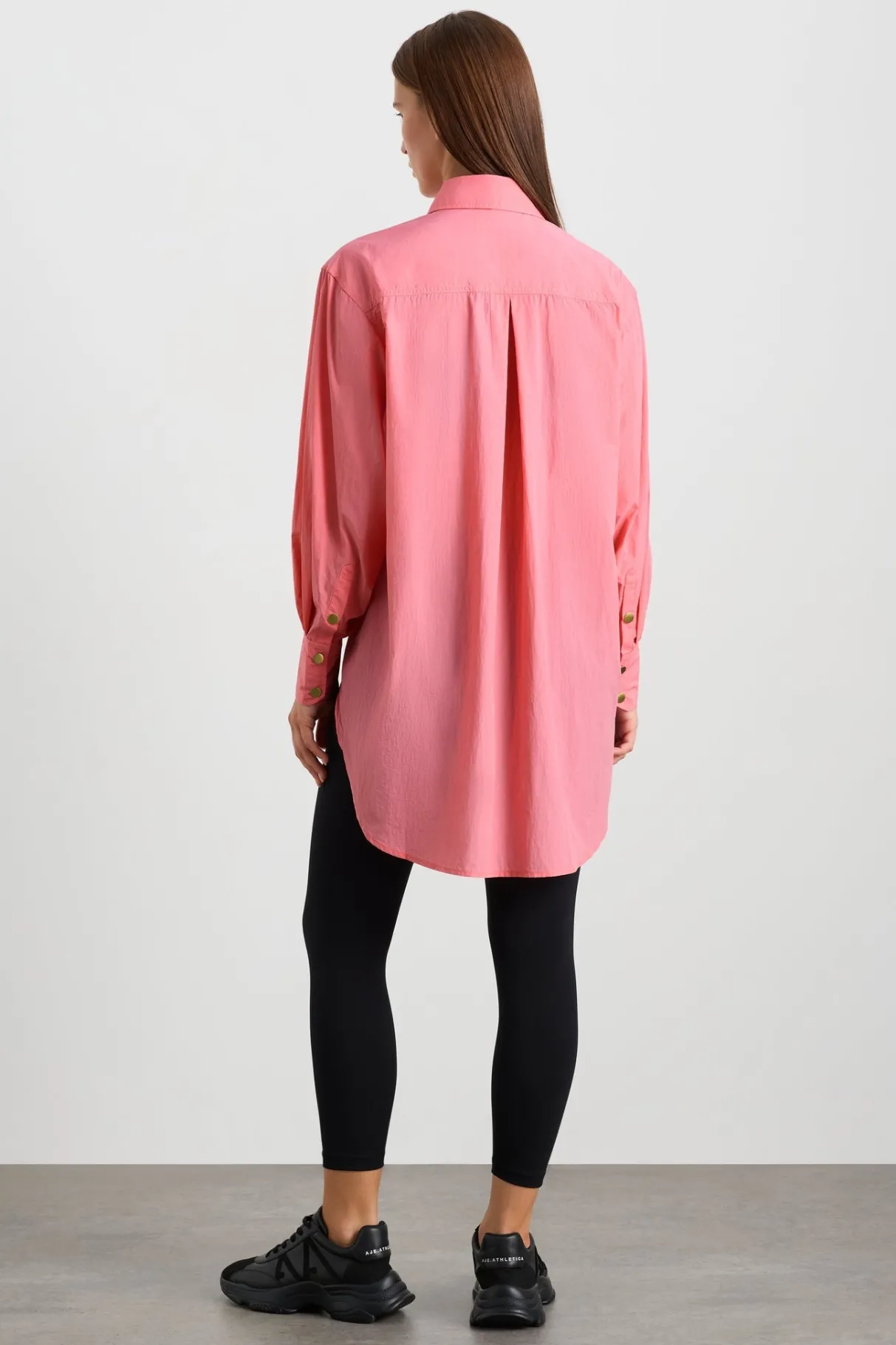 side_split_windbreaker_shirt__4.webp Sale Aje ATHLETICA Side Split Windbreaker Shirt 406 Deep Blush