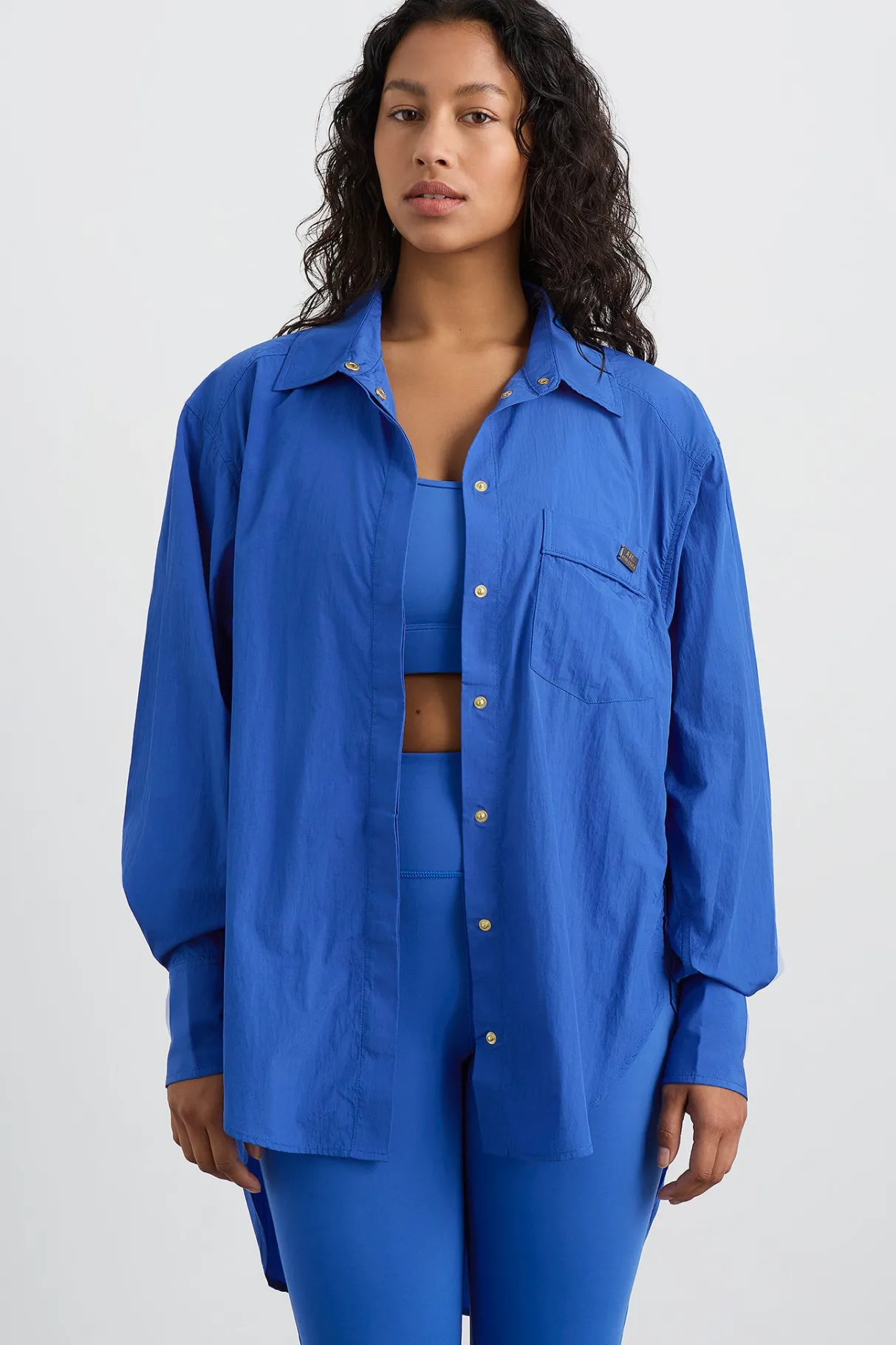 side_split_windbreaker_shirt__5-1.webp New Aje ATHLETICA Side Split Windbreaker Shirt 406 Cobalt Blue