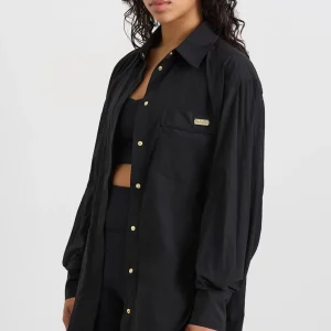 Online Aje ATHLETICA Side Split Windbreaker Shirt 406 Black