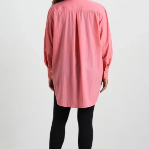 Sale Aje ATHLETICA Side Split Windbreaker Shirt 406 Deep Blush