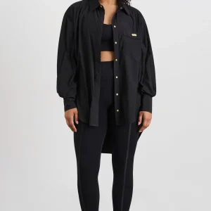 Online Aje ATHLETICA Side Split Windbreaker Shirt 406 Black