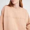Sale Aje ATHLETICA Signature Embossed Logo Crew Jumper 401 Sand