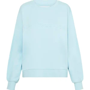 Online Aje ATHLETICA Signature Embossed Logo Crew Jumper 401 Ice Blue