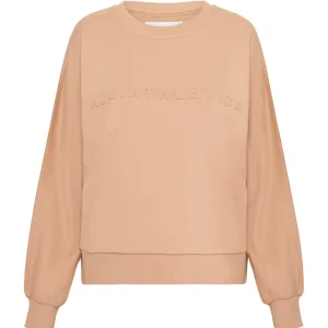 Sale Aje ATHLETICA Signature Embossed Logo Crew Jumper 401 Sand