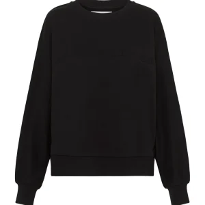 Sale Aje ATHLETICA Signature Embossed Logo Crew Jumper 401 Black