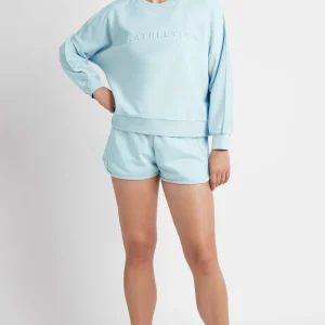 Online Aje ATHLETICA Signature Embossed Logo Crew Jumper 401 Ice Blue