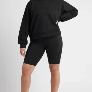 Sale Aje ATHLETICA Signature Embossed Logo Crew Jumper 401 Black