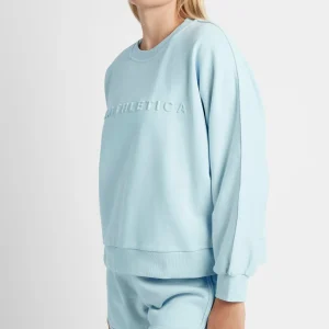 Online Aje ATHLETICA Signature Embossed Logo Crew Jumper 401 Ice Blue