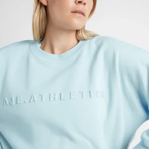 Online Aje ATHLETICA Signature Embossed Logo Crew Jumper 401 Ice Blue
