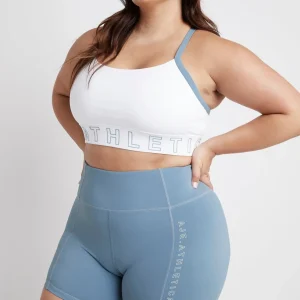 Fashion Aje ATHLETICA Signature Logo Bike Shorts 605 Storm Blue