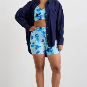 Best Sale Aje ATHLETICA Signature Logo Bike Shorts 605 Expressive Floral