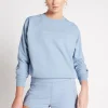 Cheap Aje ATHLETICA Signature Logo Crew Jumper 401 Steel Blue