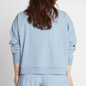 Cheap Aje ATHLETICA Signature Logo Crew Jumper 401 Steel Blue