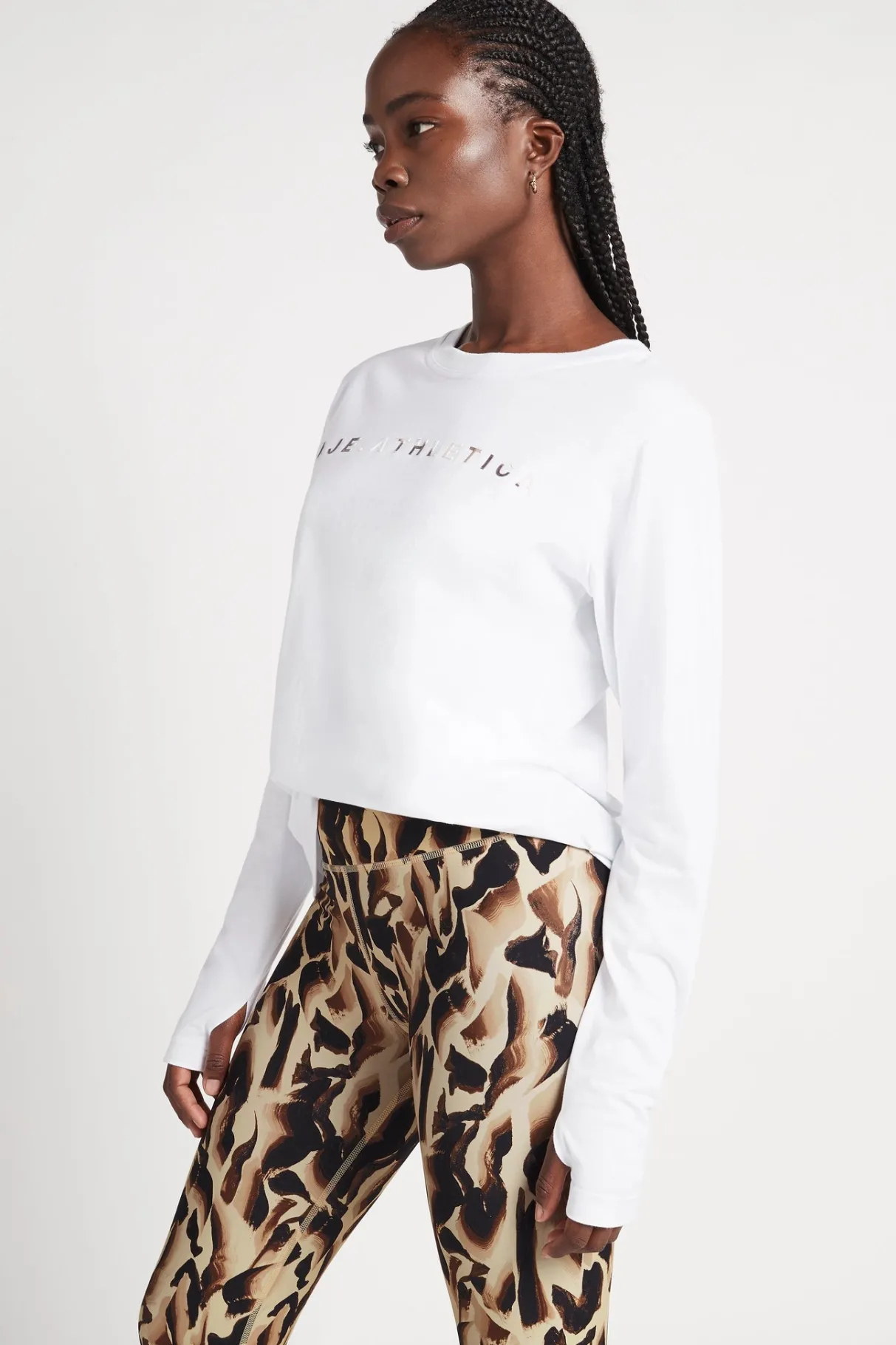 signature_logo_long_sleeve_tshirt__2-1.webp Hot Aje ATHLETICA Signature Logo Long Sleeve T-Shirt 127 White/Marble