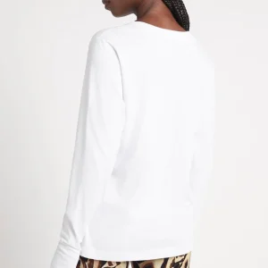 Hot Aje ATHLETICA Signature Logo Long Sleeve T-Shirt 127 White/Marble