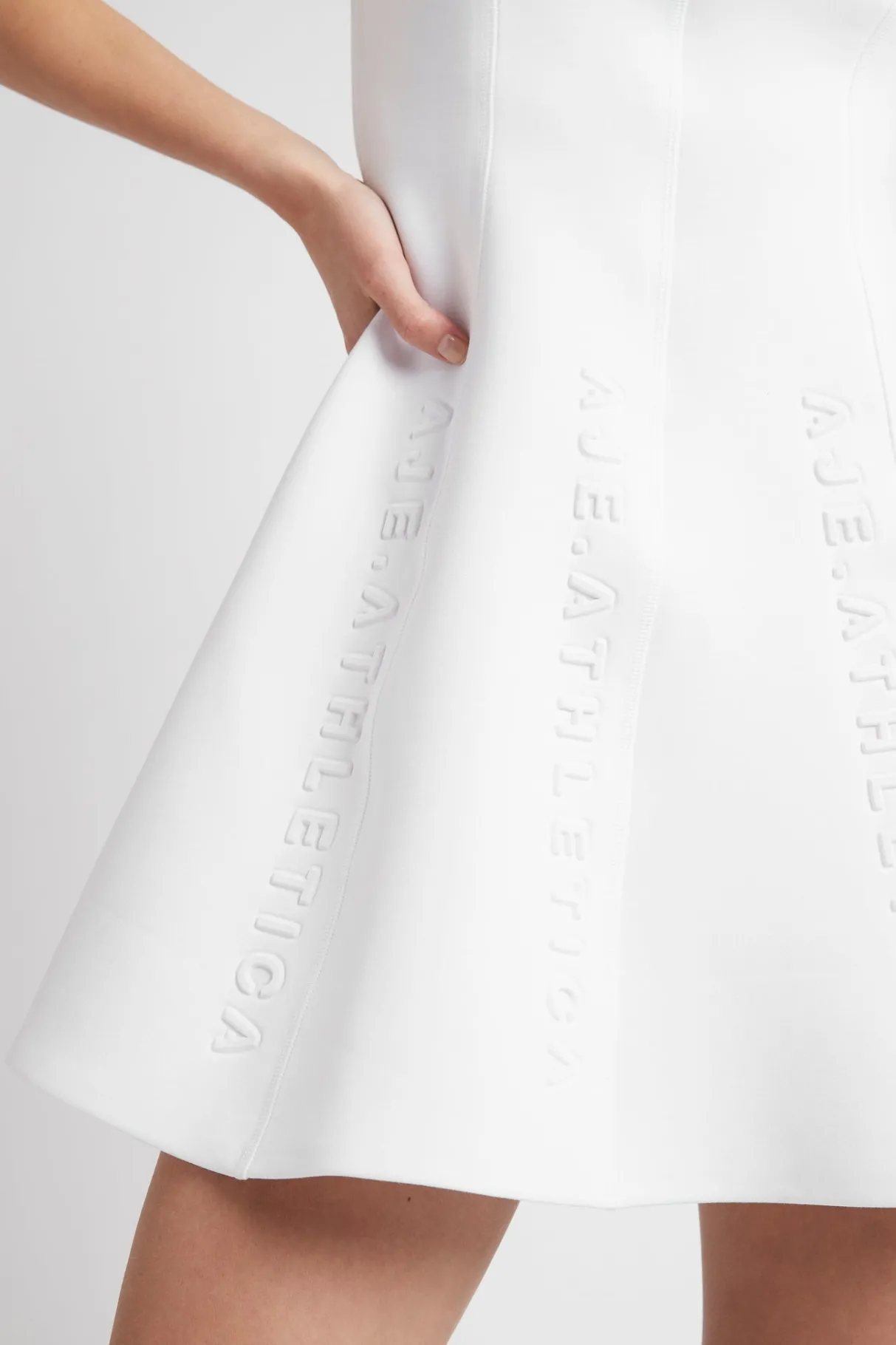 signature_logo_spacer_knit_mini_dress__3-1.webp Cheap Aje ATHLETICA Signature Logo Spacer Knit Mini Dress 802 White
