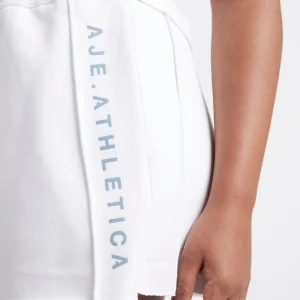 Clearance Aje ATHLETICA Signature Logo Sweat Shorts 603 White/Storm Blue