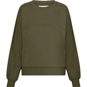 Shop Aje ATHLETICA Signature Logo Sweatshirt 122 Forest Green