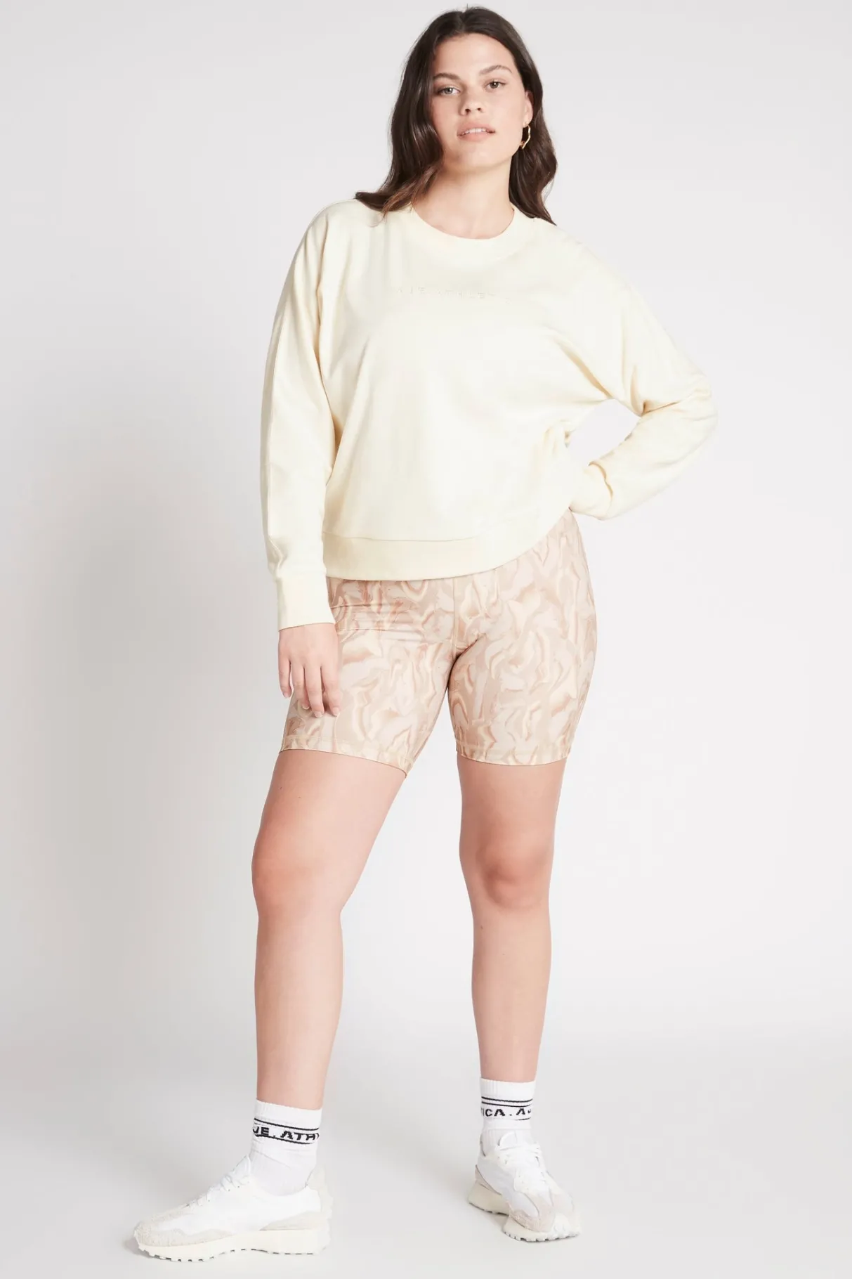 signature_logo_sweatshirt__5.webp Discount Aje ATHLETICA Signature Logo Sweatshirt 122 Light Ivory