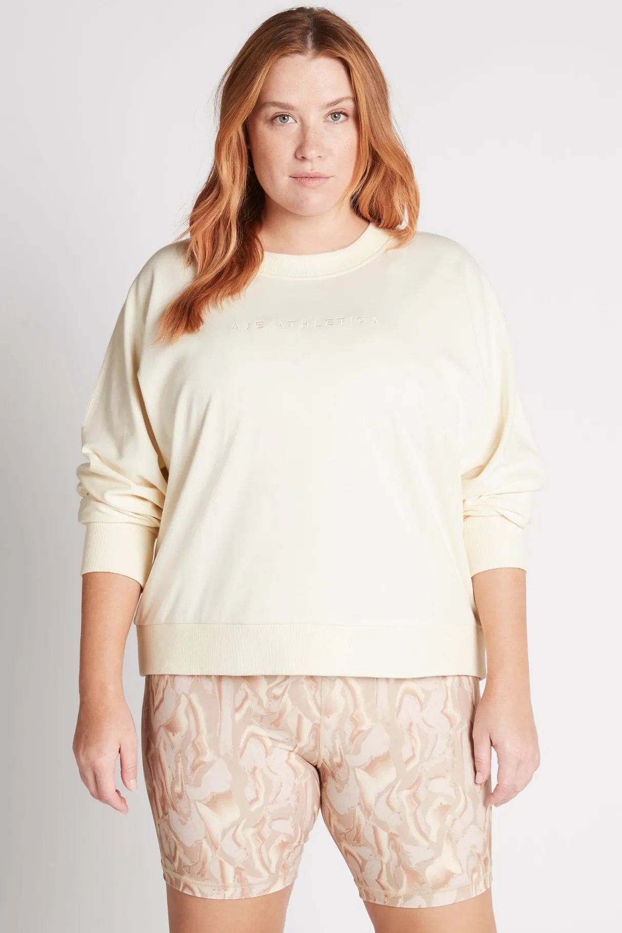 signature_logo_sweatshirt__6.webp Discount Aje ATHLETICA Signature Logo Sweatshirt 122 Light Ivory