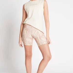 Best Sale Aje ATHLETICA Signature Logo Tank 101 Light Ivory/Gold