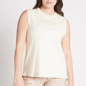 Best Sale Aje ATHLETICA Signature Logo Tank 101 Light Ivory/Gold