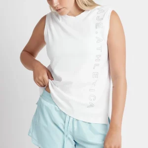 Shop Aje ATHLETICA Signature Logo Tank 101 White